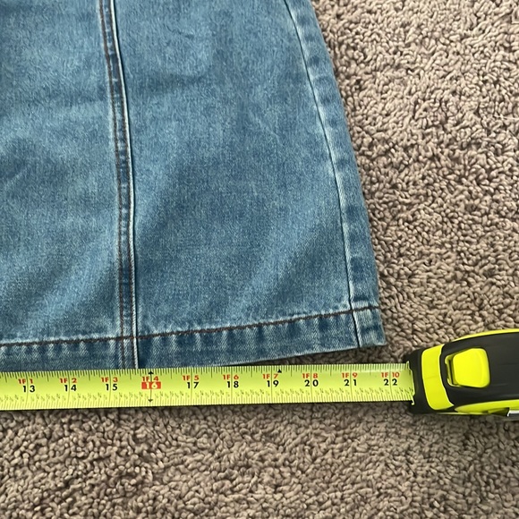 Altar’d State denim zipper front skirt - Picture 7 of 8